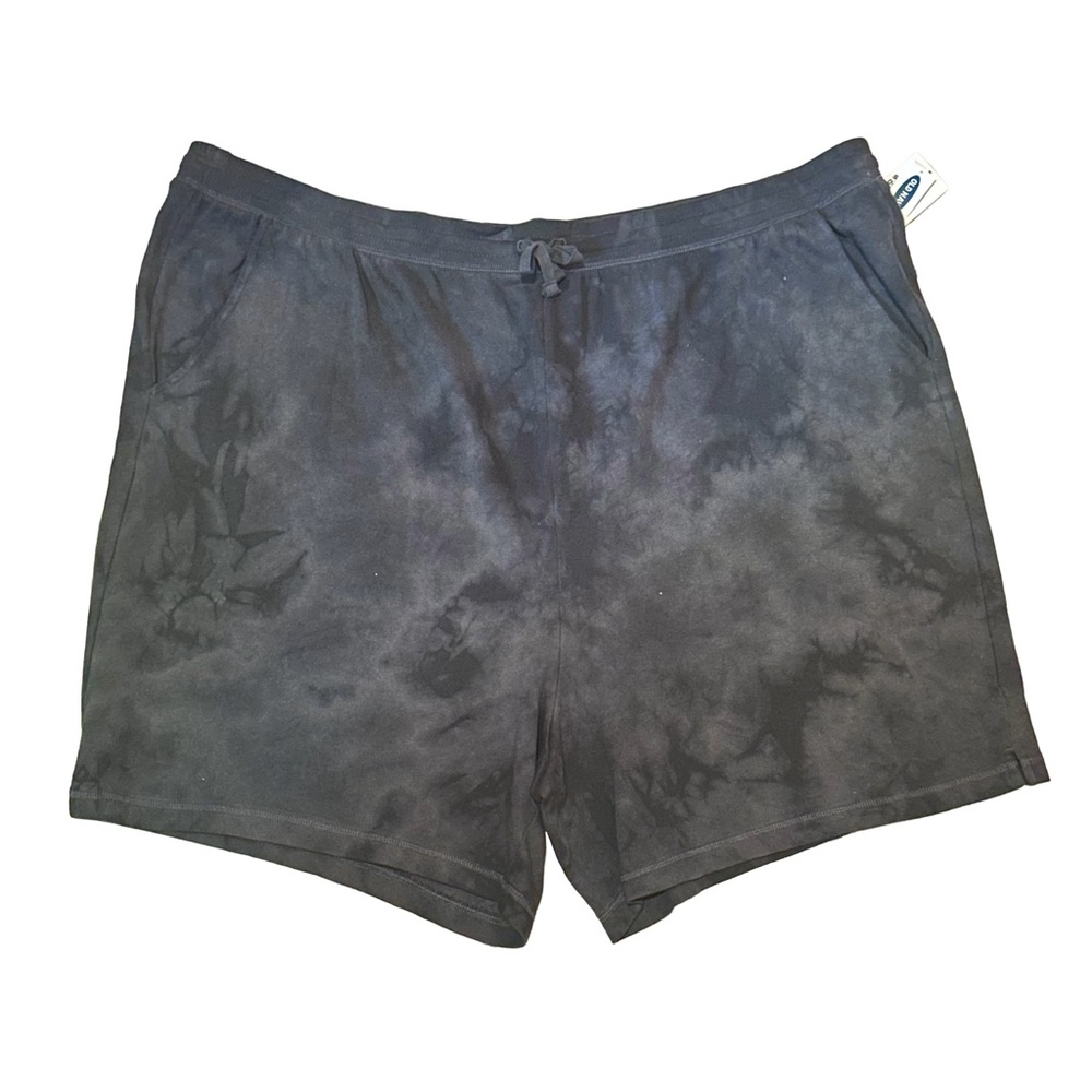 Old Navy Easy Short Black Tonal Tie-Dye Women’s Plus Size 4X French Terry